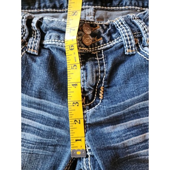 Twenty One Black By Rue 21 Size 5/6 Regular Bootcut Women's Denim Jeans Mid Rise - Picture 8 of 11